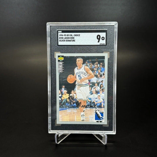 1994-95 Upper Deck Collector’s Choice Silver Signature Jason Kidd NBA SGC Card