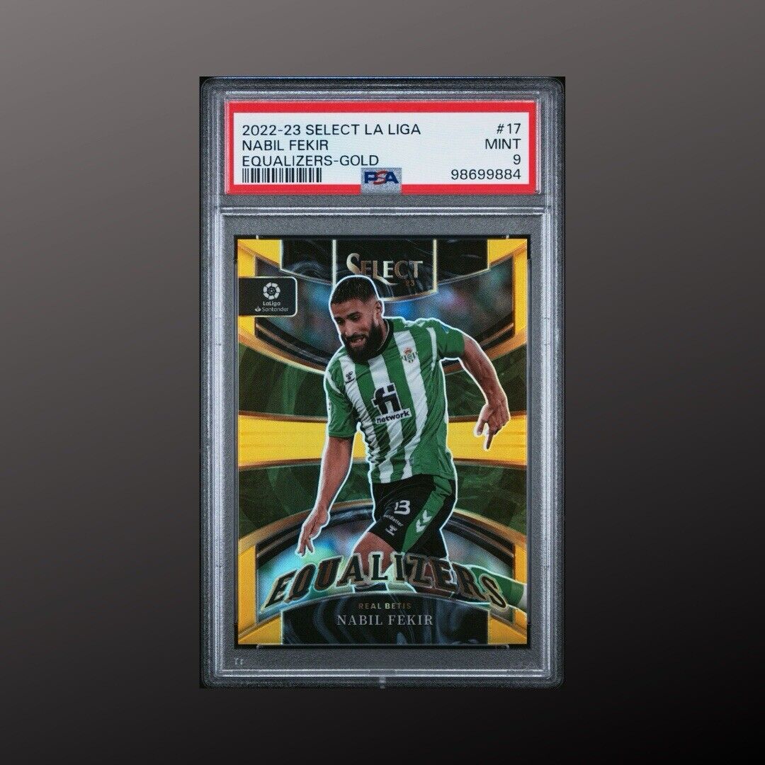 2022-23 Panini Select La Liga Nabil Fekir Equalizers - Gold /10 Real Betis PSA 9