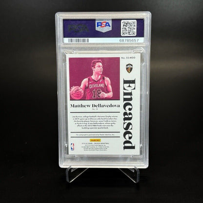 2019 Panini Encased Matthew Dellavedova Scripted PSA Auto 10  PSA 9 NBA Card /99