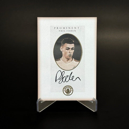 2020 Futera Unique Prominent Phil Foden On Card Auto Manchester City Rare SSP