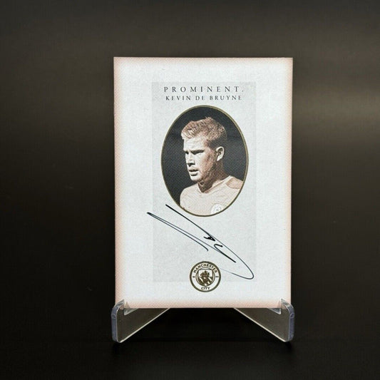 2020 Futera Unique Prominent Kevin De Bruyne On Card Auto Manchester City Rare