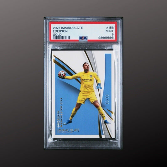 2021 Panini Immaculate Soccer Ederson Gold /10 PSA 9 pop 1 rare brazil epl mcfc