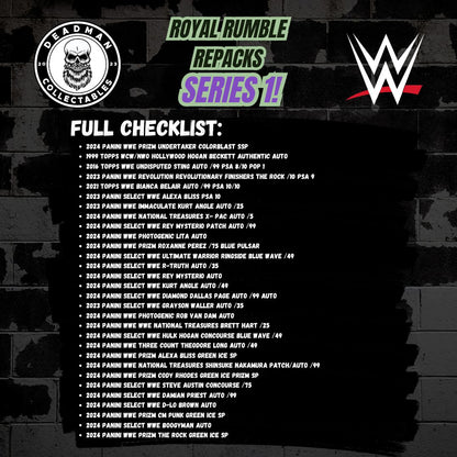 WWE ROYAL RUMBLE REPACKS